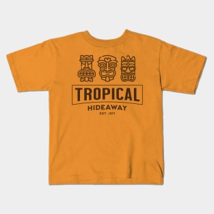 Tiki Room Tropical Hideaway Kids T-Shirt